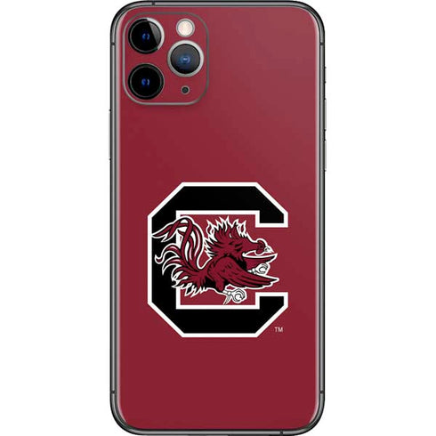 University of South Carolina Gamecocks Logo Red iPhone 11 Pro Skin
